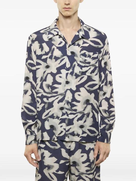 26SS 라니우스 긴팔 셔츠 S6LAMASI081 160 BLU NAVY - LANEUS