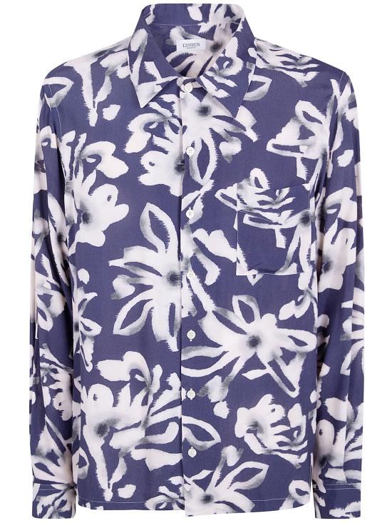 26SS 라니우스 긴팔 셔츠 S6LAMASI081 160 BLU NAVY - LANEUS