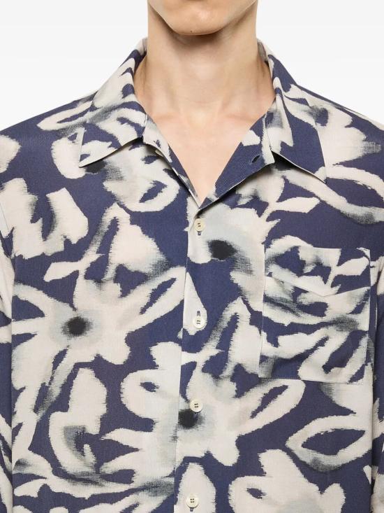 26SS 라니우스 긴팔 셔츠 S6LAMASI081 160 BLU NAVY - LANEUS