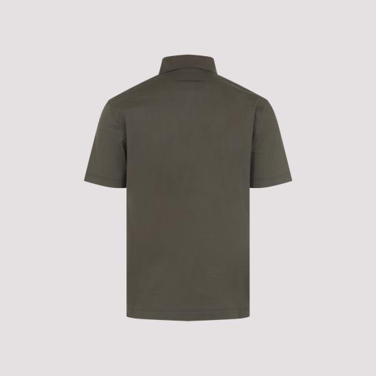 26SS 에르메네질도제냐 폴로 티셔츠 UH348A3 H794 N07 BEIGE SCURO - ERMENEGILDO ZEGNA