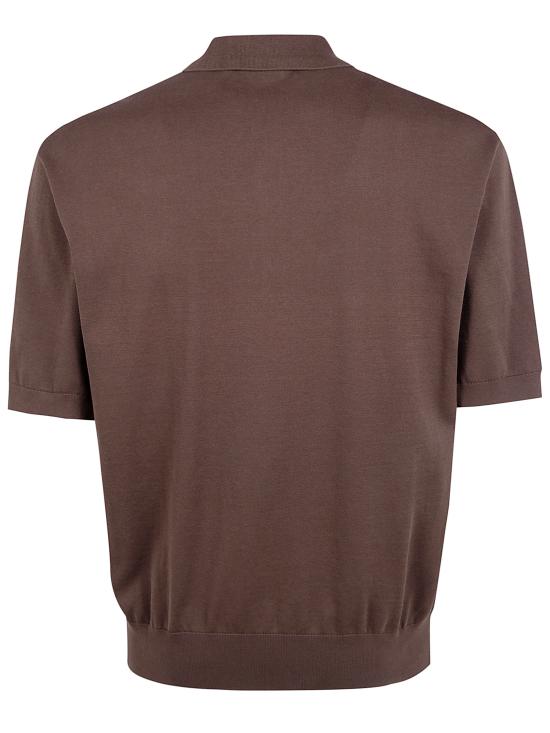 26SS 라니우스 폴로 티셔츠 S6LAMAKP015 920 CHOCOLATE - LANEUS