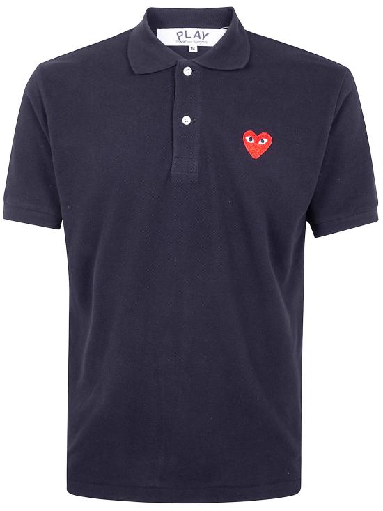 26SS 꼼데가르송 폴로 티셔츠 AX T006 1 BLACK - COMME DES GARCONS