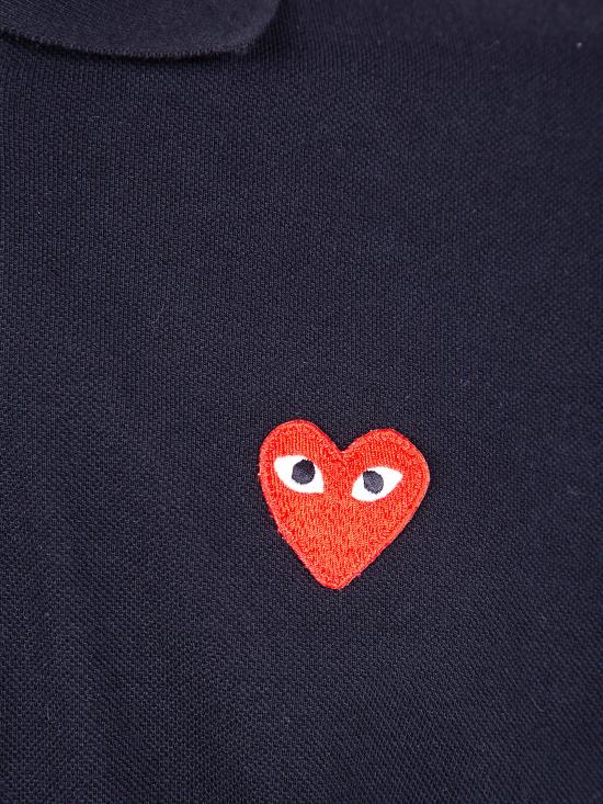 26SS 꼼데가르송 폴로 티셔츠 AX T006 1 BLACK - COMME DES GARCONS