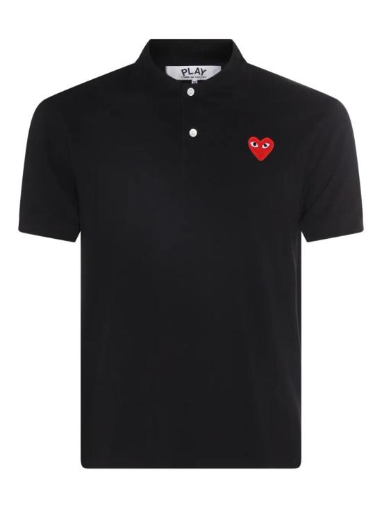 26SS 꼼데가르송 폴로 티셔츠 AX T006 1 BLACK