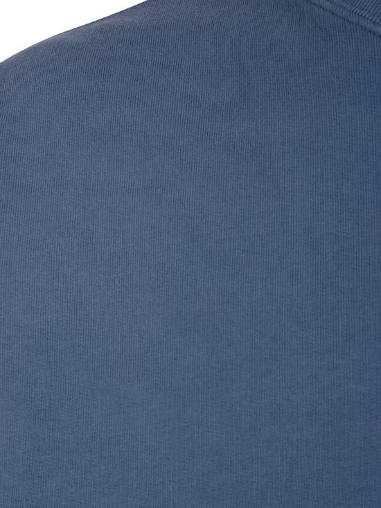 26SS 골든구스 디스트레스드 코튼 스웨트셔츠 GUP01872 P001772 50813 50813 WINDWARD BLUE - GOLDEN GOOSE
