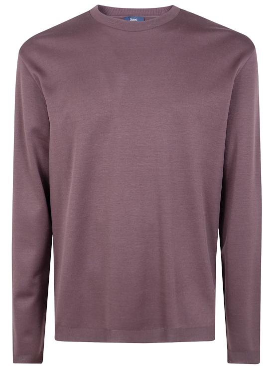 26SS 에르노 긴팔 티셔츠 JG000262U 52059 8800 DARK BROWN