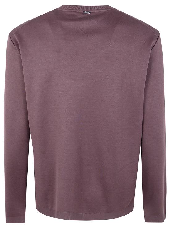 26SS 에르노 긴팔 티셔츠 JG000262U 52059 8800 DARK BROWN - HERNO