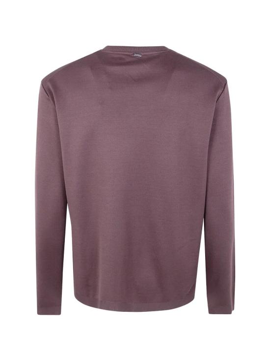 26SS 에르노 긴팔 티셔츠 JG000262U 52059 8800 DARK BROWN - HERNO