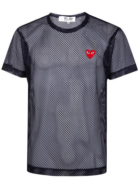 26SS 꼼데가르송 반팔 티셔츠 AX T351 1 BLACK - COMME DES GARCONS