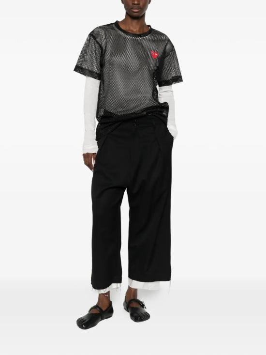 26SS 꼼데가르송 반팔 티셔츠 AX T351 1 BLACK - COMME DES GARCONS
