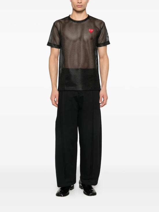 26SS 꼼데가르송 반팔 티셔츠 AX T351 1 BLACK - COMME DES GARCONS