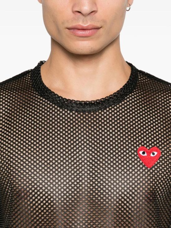 26SS 꼼데가르송 반팔 티셔츠 AX T351 1 BLACK - COMME DES GARCONS