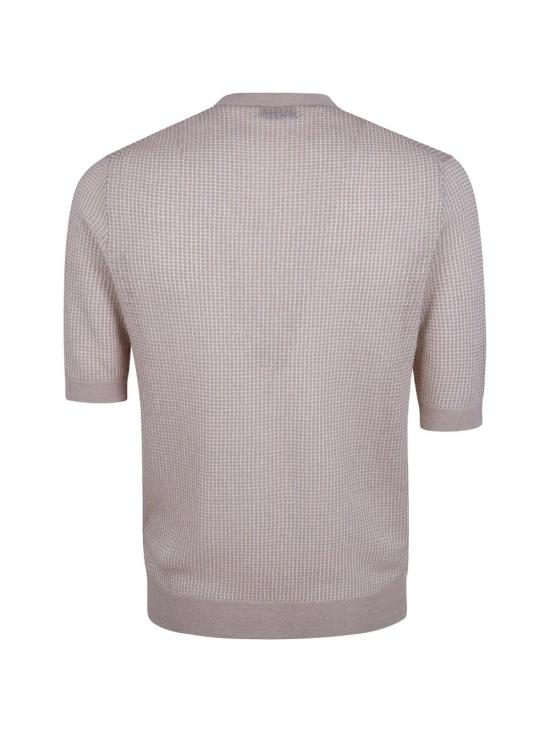 26SS 발렌타인 스웨터 B2W229 14CZ9 098 94081 BEIGE WHITE - BALLANTYNE