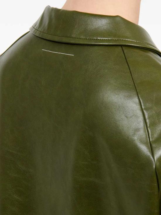 26SS MM6 메종마르지엘라 코트 S62AA0105M35465 727 FOREST GREEN - MM6 MAISON MARGIELA