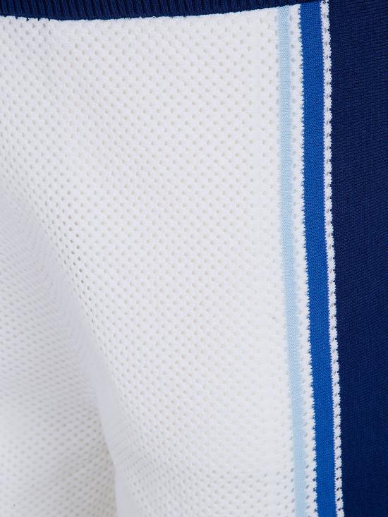 26SS 카사블랑카 숏팬츠 M SS26 KW 1306 01 WHITE BLUE - CASABLANCA