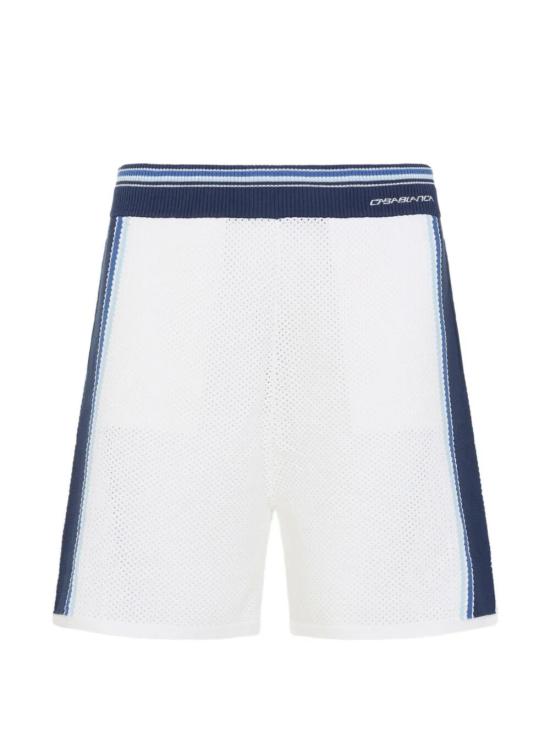 26SS 카사블랑카 숏팬츠 M SS26 KW 1306 01 WHITE BLUE