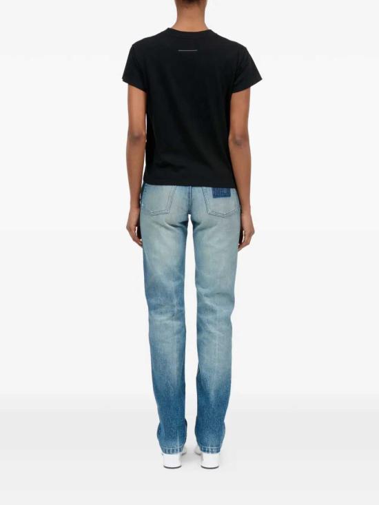 26SS MM6 메종마르지엘라 반팔 티셔츠 S62GD0216M20048 900 BLACK - MM6 MAISON MARGIELA