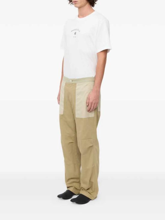 26SS MM6 메종마르지엘라 스트레이트 팬츠 SH2KA0061M35877 702 KAKI - MM6 MAISON MARGIELA