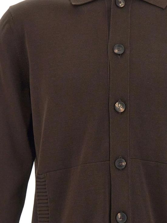 26SS 필리포 드 로렌티스 가디건 BP3MLT CR12R 190 DARK BROWN - FILIPPO DE LAURENTIIS