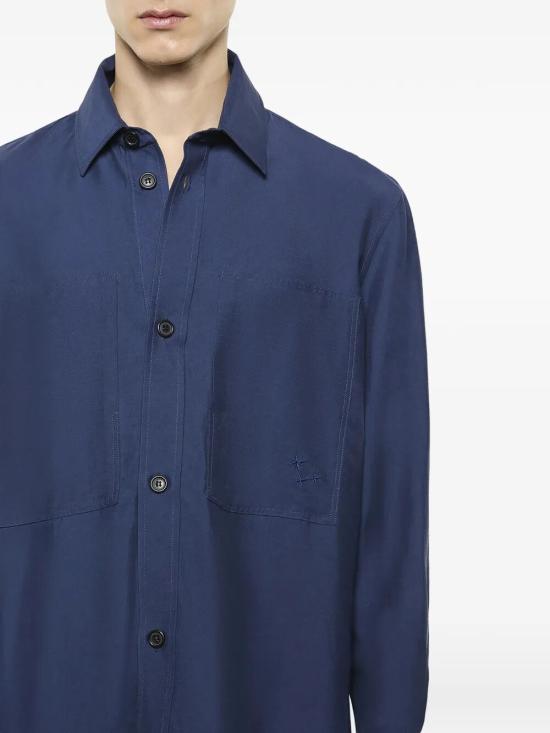 26SS 라니우스 긴팔 셔츠 S6LAMASI072 160 BLU NAVY - LANEUS