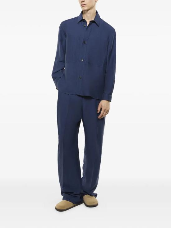 26SS 라니우스 긴팔 셔츠 S6LAMASI072 160 BLU NAVY - LANEUS