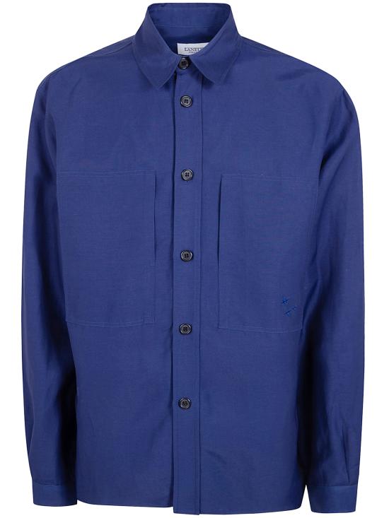 26SS 라니우스 긴팔 셔츠 S6LAMASI072 160 BLU NAVY - LANEUS