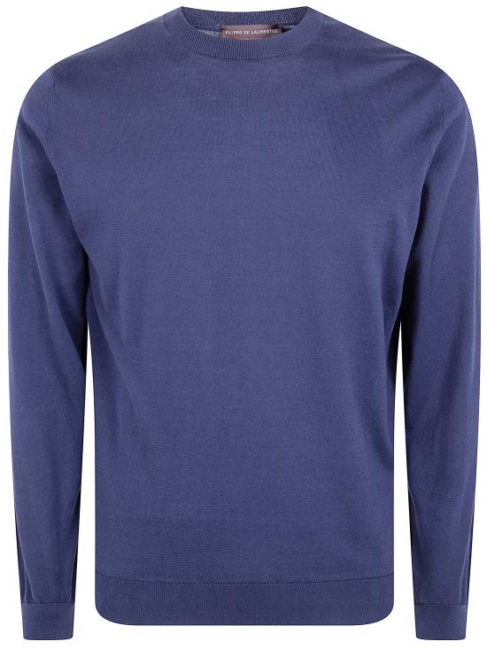 26SS 필리포 드 로렌티스 스웨터 GC1ML SU18R 098 891 DEEP SEA