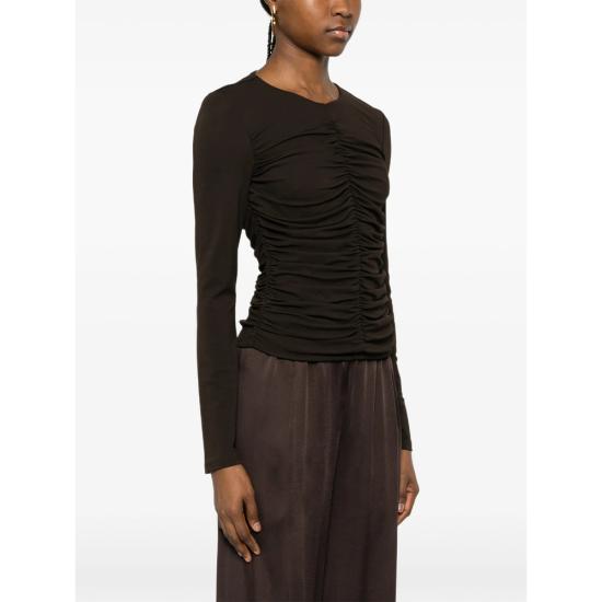 26SS 프레임 긴팔 티셔츠 WS26JKT017 MCH BROWN - FRAME