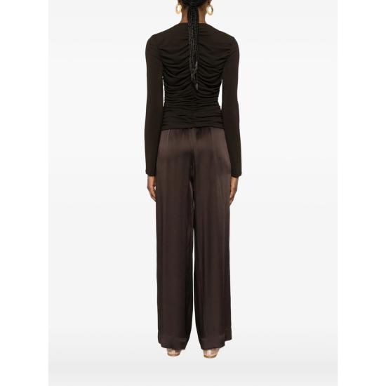 26SS 프레임 블라우스 WS26JKT017 MCH BROWN - FRAME