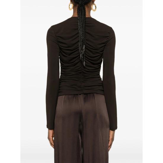 26SS 프레임 긴팔 티셔츠 WS26JKT017 MCH BROWN - FRAME