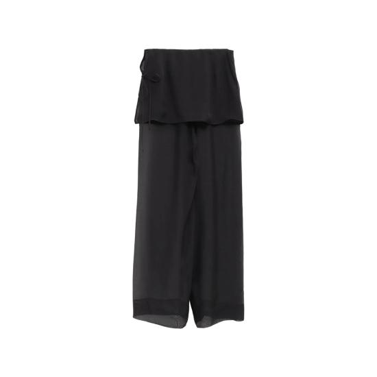 26SS 팔로마울 팔라초 팬츠 SV2102 SILK ARCHI BLACK - PALOMA WOOL