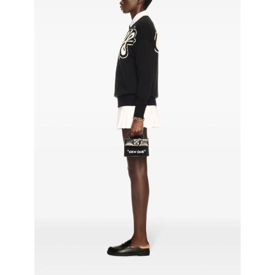 26SS 오프화이트 토트백 OWNP063C99LE A002 1001 BLACK - OFF WHITE