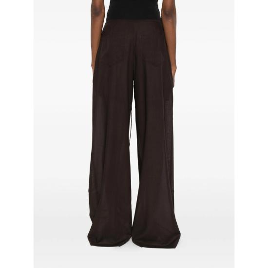 26SS 빅토리아 찬 스트레이트 팬츠 SS26017BR BROWN - VIKTORIA CHAN