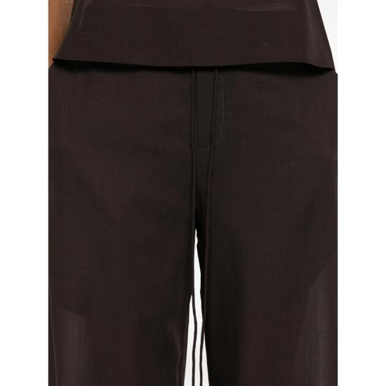 26SS 빅토리아 찬 스트레이트 팬츠 SS26017BR BROWN - VIKTORIA CHAN