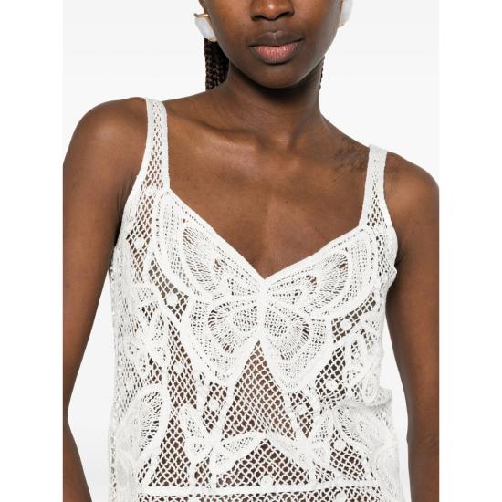 26SS 블루마린 민소매 티셔츠 4M206A N0102 WHITE - BLUMARINE