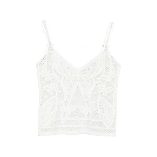 26SS 블루마린 민소매 티셔츠 4M206A N0102 WHITE