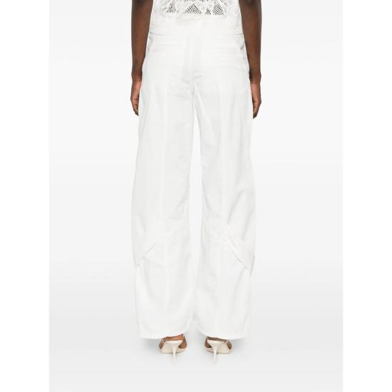 26SS 블루마린 스트레이트 팬츠 4J163A N0108 WHITE - BLUMARINE