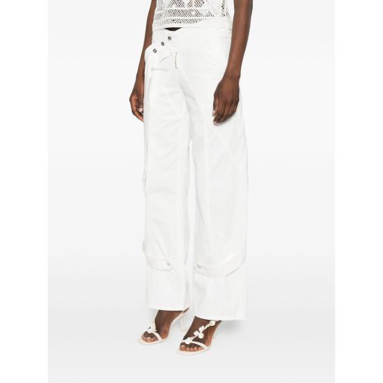 26SS 블루마린 스트레이트 팬츠 4J163A N0108 WHITE - BLUMARINE