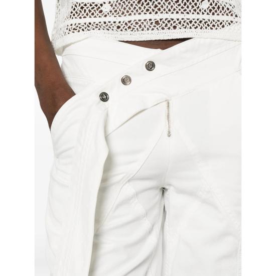 26SS 블루마린 스트레이트 팬츠 4J163A N0108 WHITE - BLUMARINE