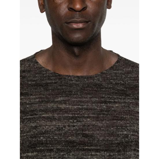 26SS 로베르토 콜리나 긴팔 티셔츠 261MYA28301 MORO BROWN GREY - ROBERTO COLLINA