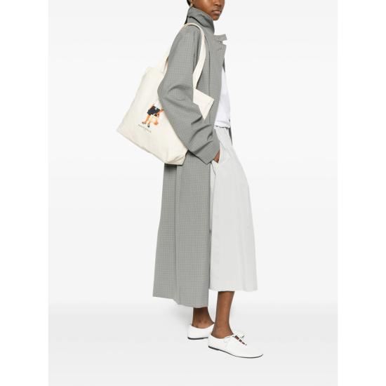 26SS 메종키츠네 숄더백 QU05108WW9042 ECRU NEUTRALS - MAISON KITSUNE