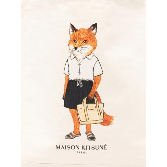 26SS 메종키츠네 숄더백 QU05108WW9042 ECRU NEUTRALS - MAISON KITSUNE