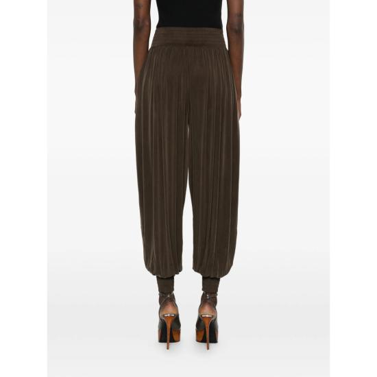 26SS 발망 테이퍼드 팬츠 GF0PN230 JJ77 8DV BROWN - BALMAIN