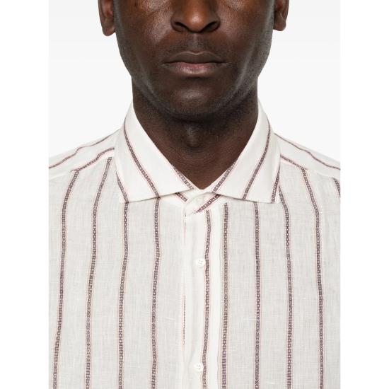 26SS 브루넬로 쿠치넬리 긴팔 셔츠 MA6890627 C001 NEUTRALS - BRUNELLO CUCINELLI