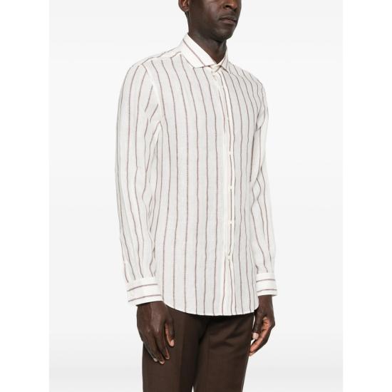 26SS 브루넬로 쿠치넬리 셔츠 MA6890627 C001 NEUTRALS - BRUNELLO CUCINELLI