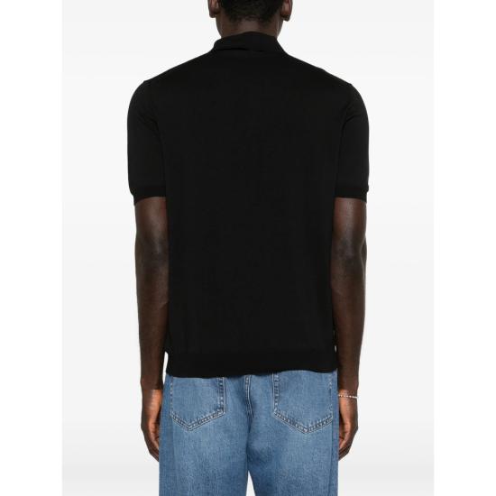 26SS 자노네 폴로 티셔츠 810362 ZQ307 Z0015 BLACK - ZANONE