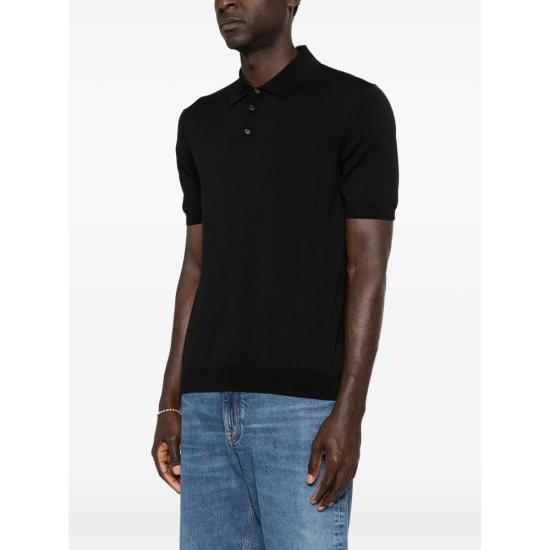 26SS 자노네 폴로 티셔츠 810362 ZQ307 Z0015 BLACK - ZANONE