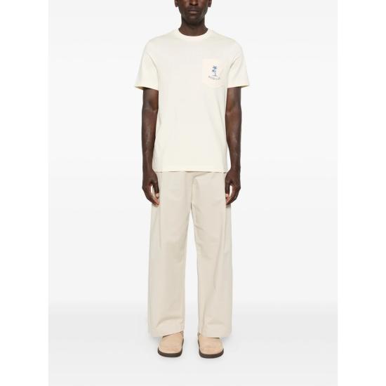 26SS 몽클레어 반팔 티셔츠 89B8U 8C000 54 060 YELLOW - MONCLER