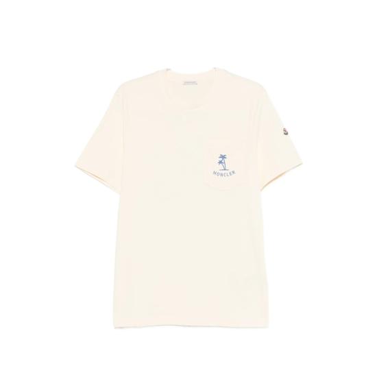 26SS 몽클레어 반팔 티셔츠 89B8U 8C000 54 060 YELLOW