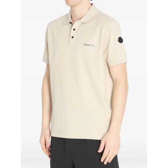 26SS 몽클레어 폴로 티셔츠 89A16 8A000 09 216 NEUTRALS - MONCLER